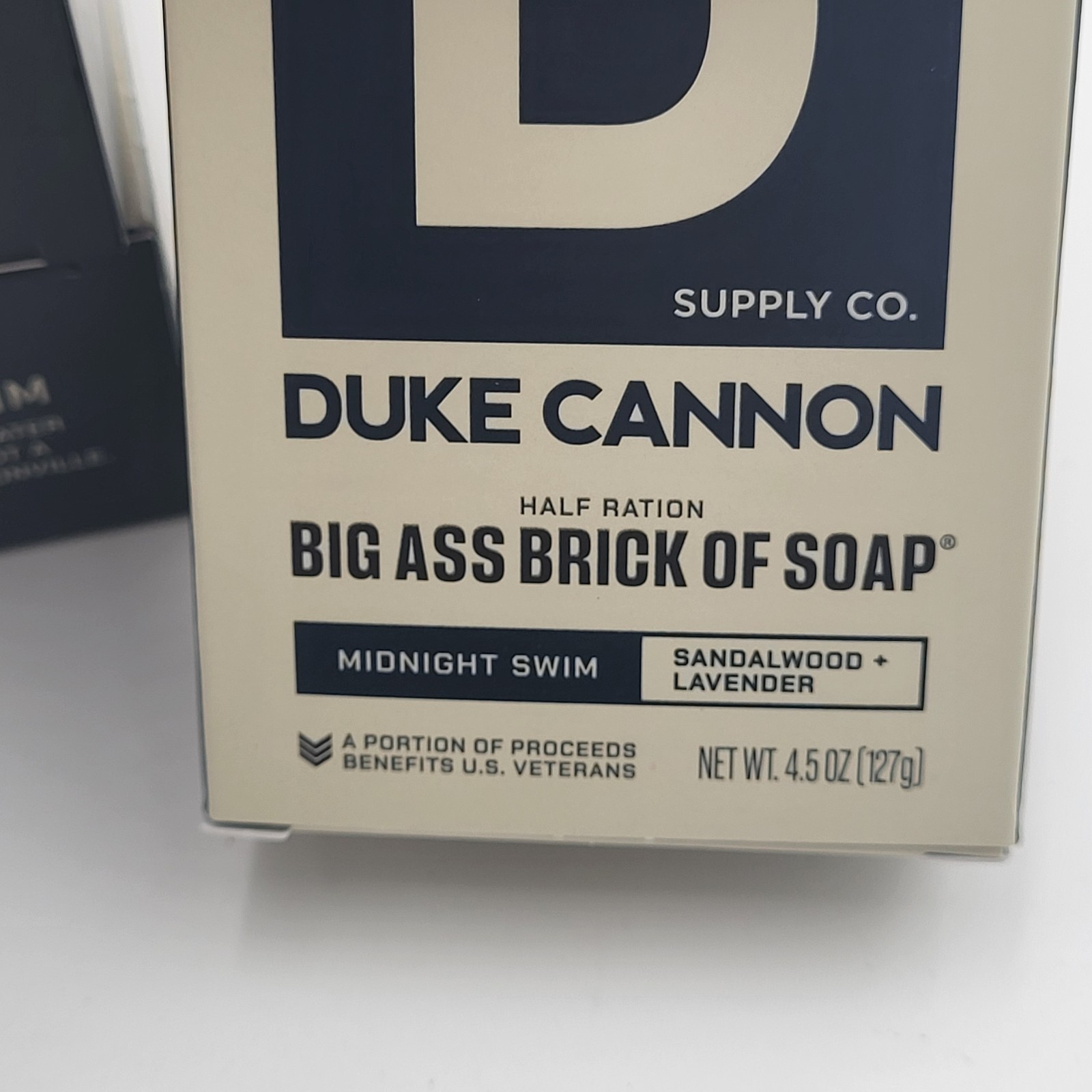 Lot of 3 Duke Cannon Midnight Swim Half Ration Brick of Soap 4.5oz