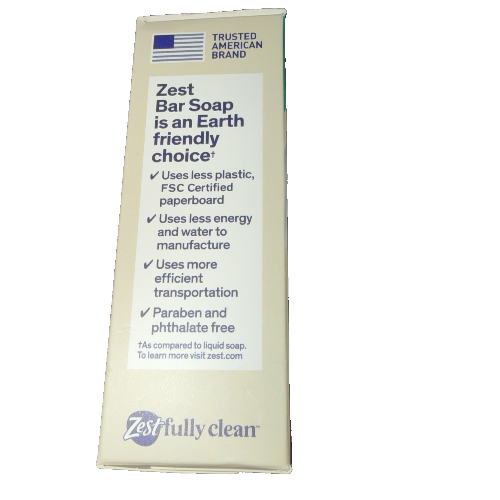 12 Zest 7.05 oz COCOA BUTTER & SHEA Hydrating & Deodorizing Jumbo Bar Soap