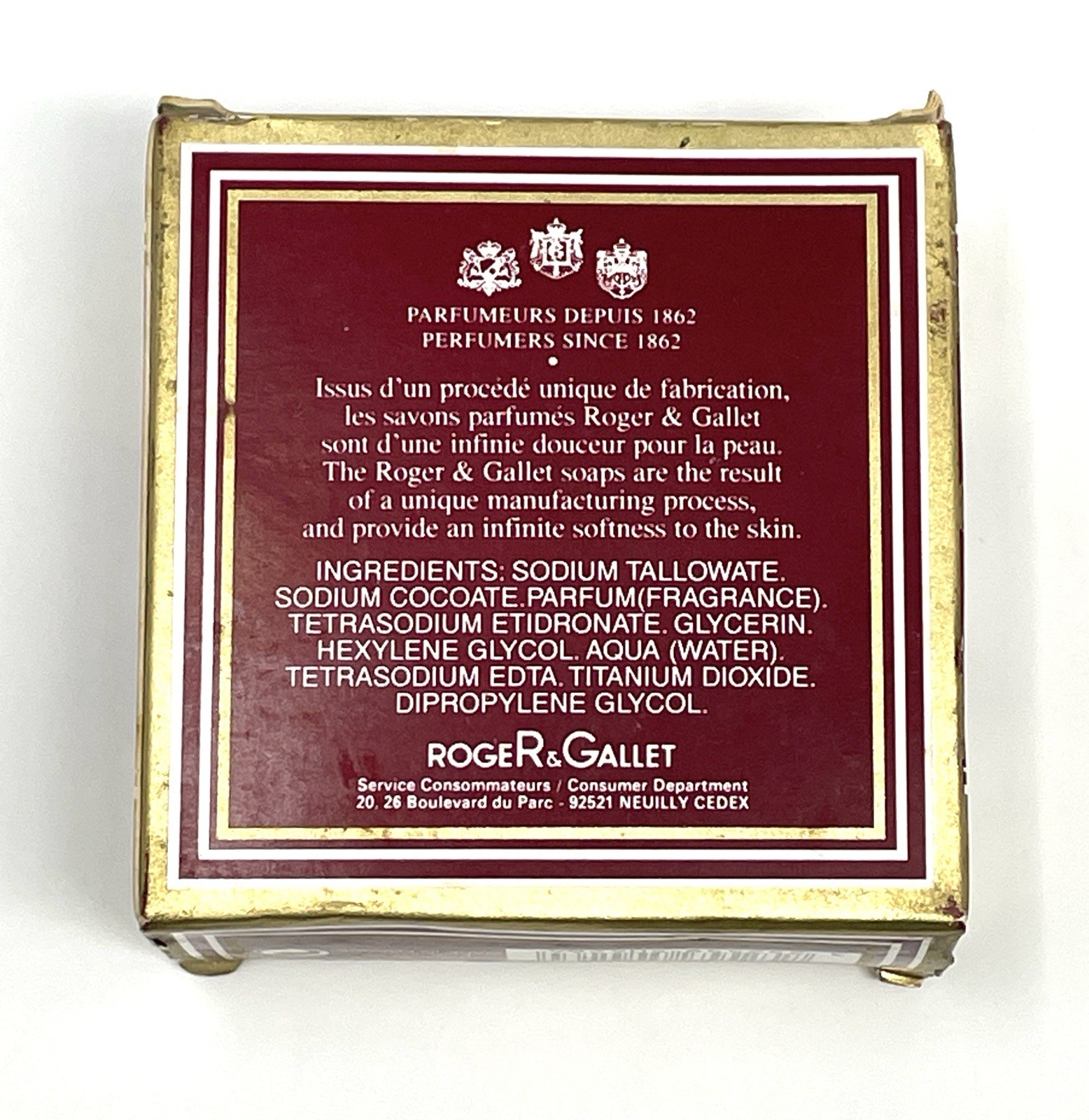 Roger & Gallet 3.5 Oz Perfumed Bar Soap Extra-Vieille