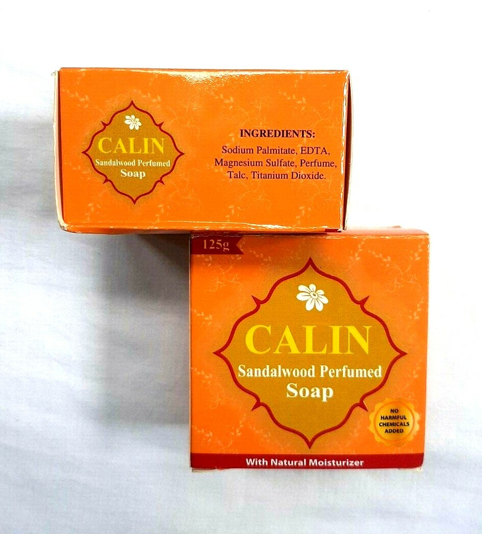 Calin Sandalwood Perfumed Soap 125g x 2pcs With Natural Moisturizer