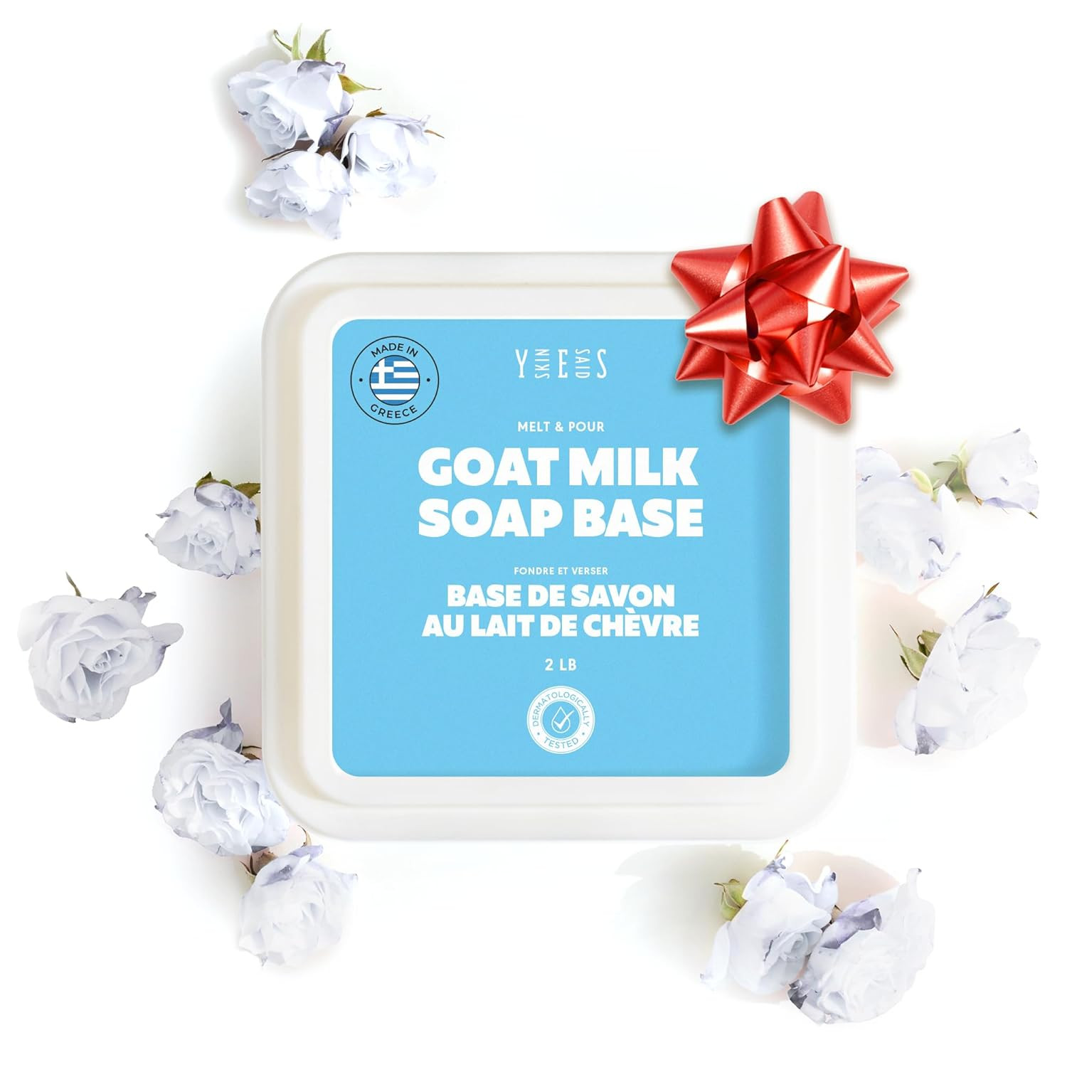5Lb Goat Milk Soap Base – SLS/SLES Free, No Palm Oil, Organic – Melt and Pour Go