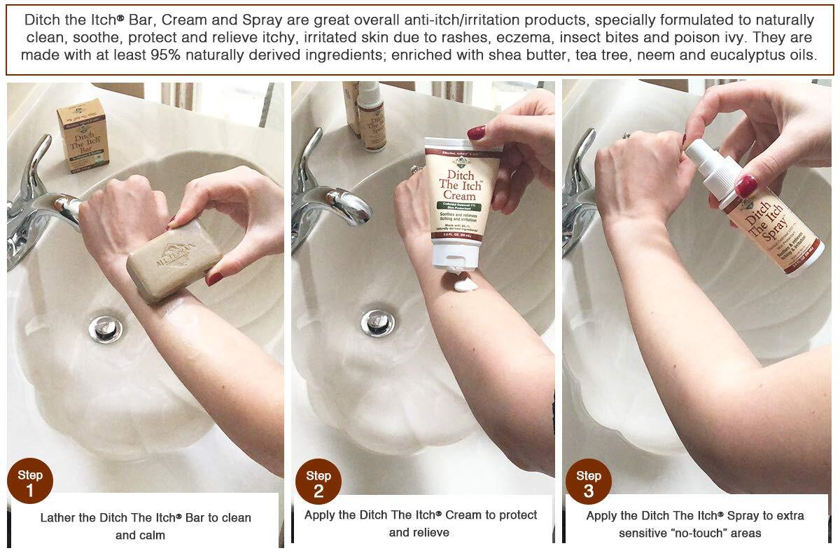 All Terrain Natural Ditch The Itch Outdoor Itch Relief Cleanse, Soothe and