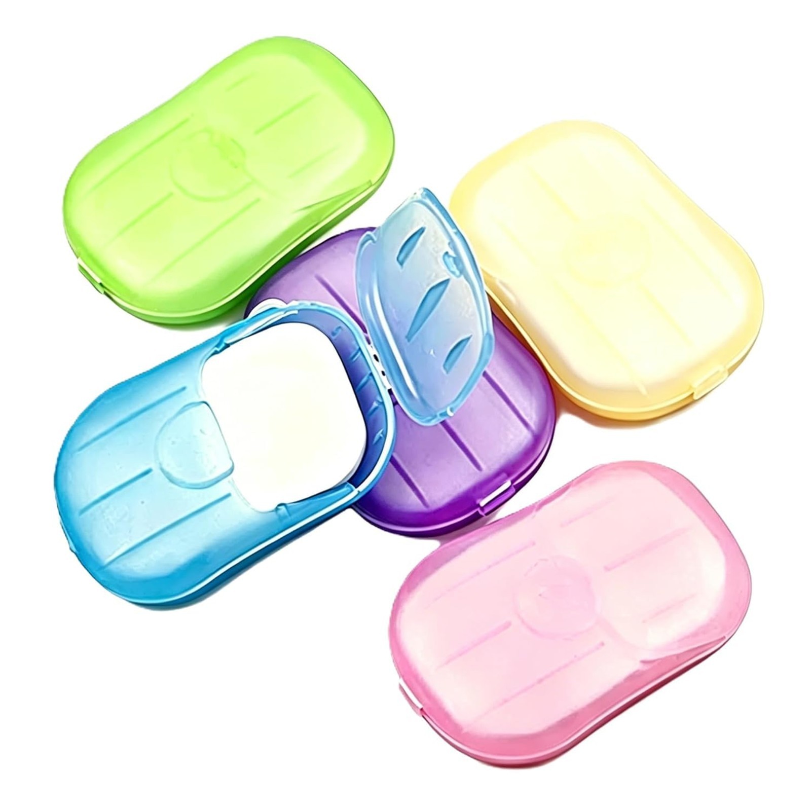 Disposable Soap Paper 500 Sheets, Hand Cleaner Fragrance Mini Color, Camping