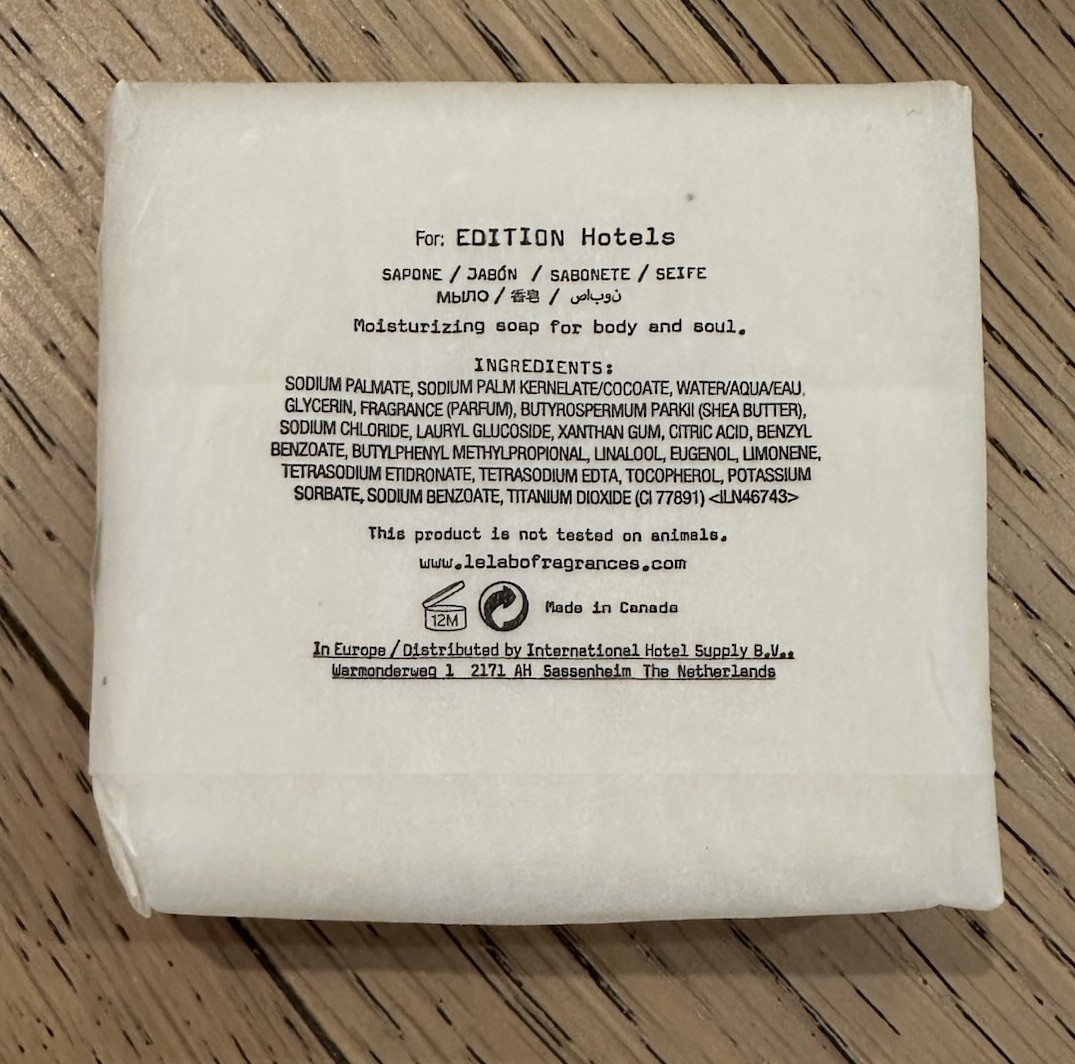 NEW Le Labo Edition Hotels Bar Soap 2oz 60g – Bergamot Black Tea
