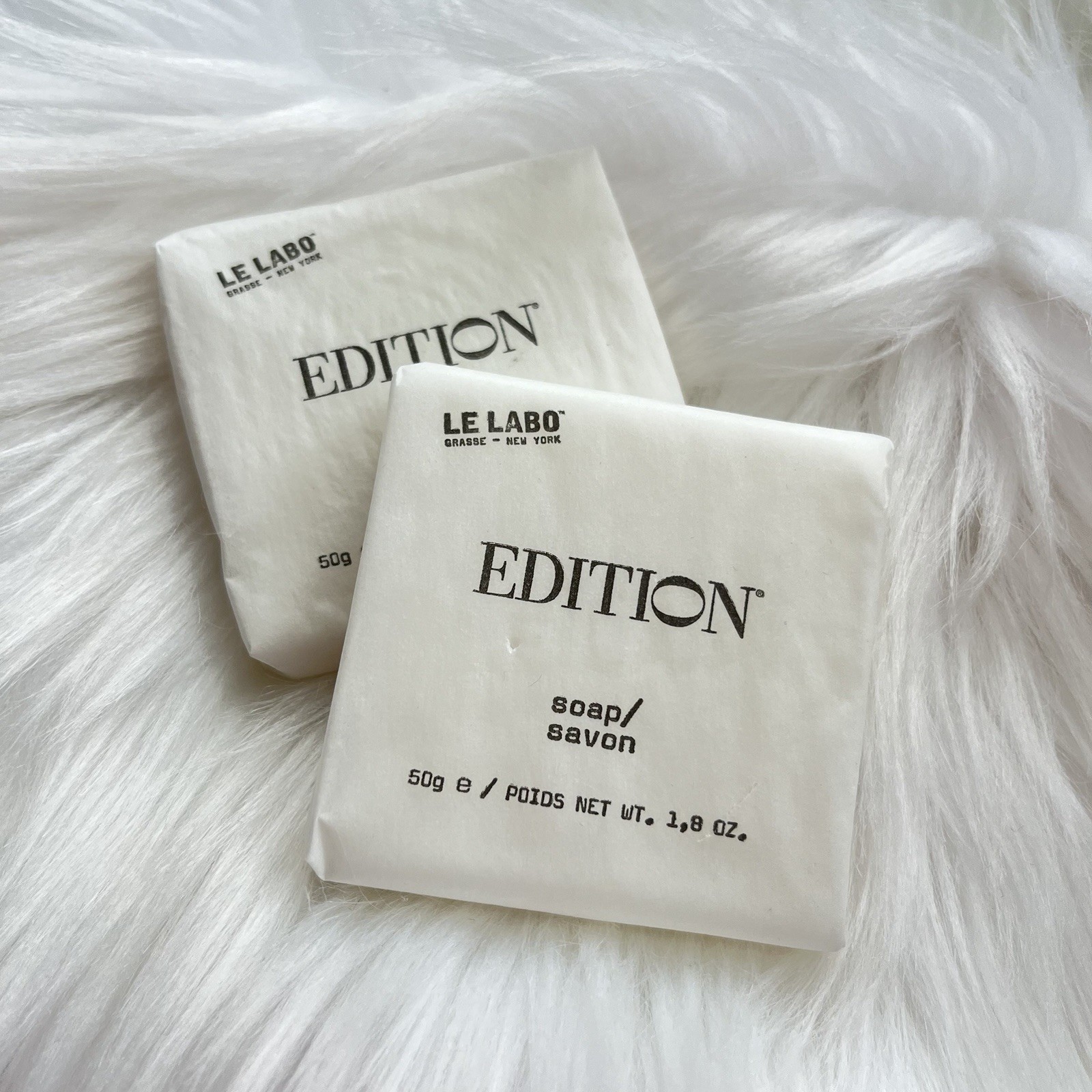 New SET OF 2 – Le Labo Edition Hotels Bar Soap 2oz 60g Bergamot Black Tea