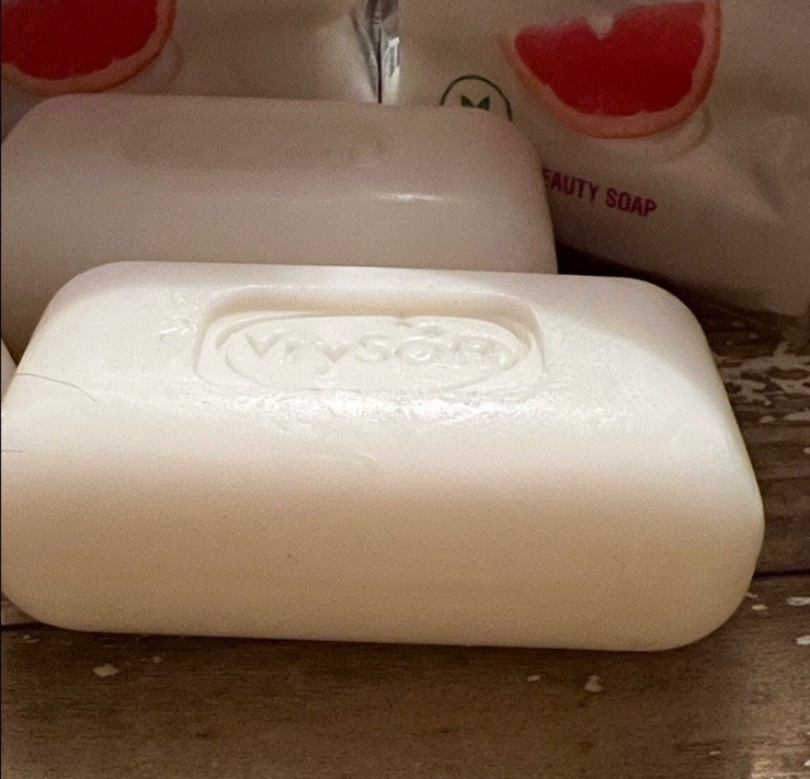 Four Vegan Pink Grapefruit Beauty Bars, Grapefruit Soap