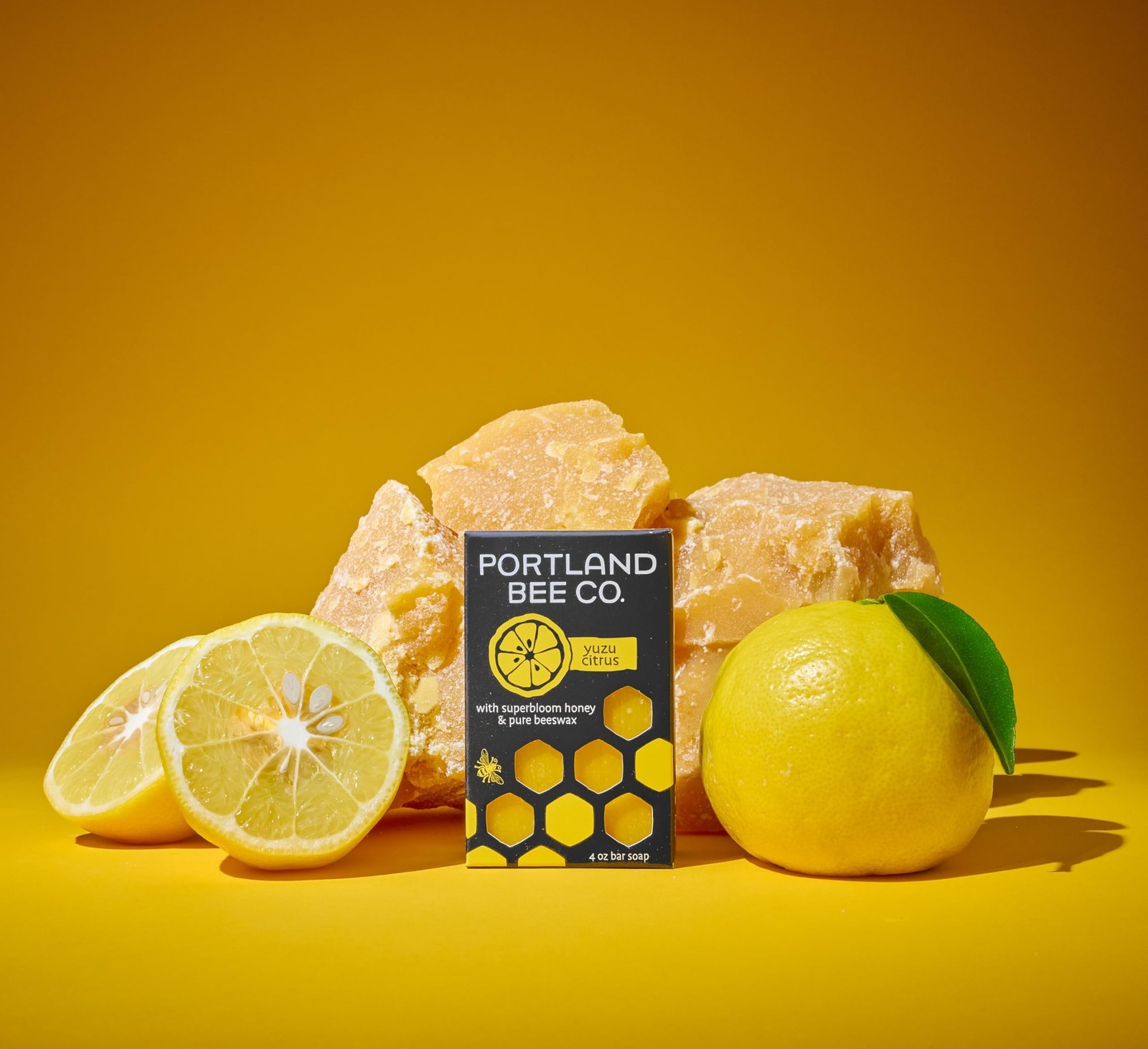Portland Bee Co. All Natural Beeswax and Super Bloom Honey Bar Soap – Yuzu
