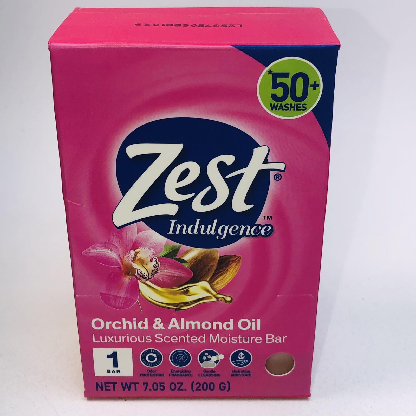 2 BIG ZEST Bar Soap Moisturizing Lush Orchid & Almond Oil Large Bars 7.05oz