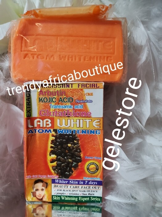 Extract Soap Skin Whitening Face & Body. Lab- White Papaya Exfoliating Soap X 1