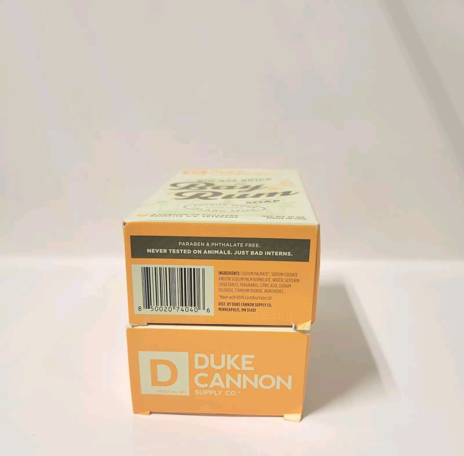 (2 Pack) Duke Cannon – Men’s Bar Soap – Bay Rum – Citrus Musk – 10 Oz Each Bar