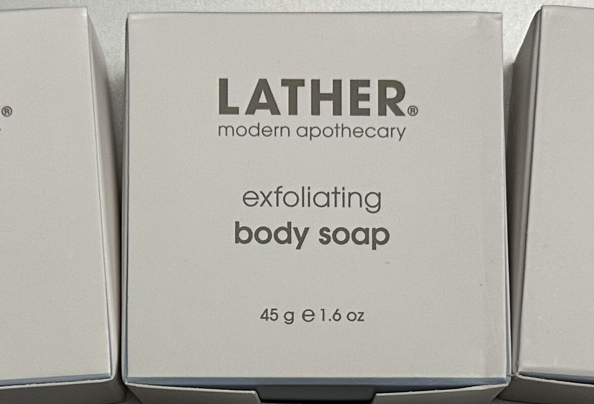 (5) LATHER Modern Apothecary EXFOLIATING BODY SOAP; 45G; 1.6 oz