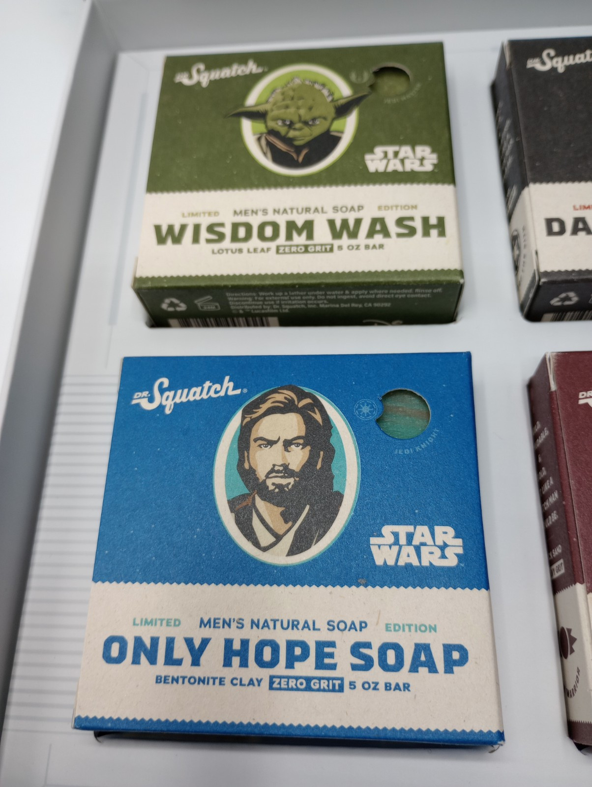 Dr. Squatch Star Wars Limited Edition Soap Set Collection 1 Four Bricks – NEW