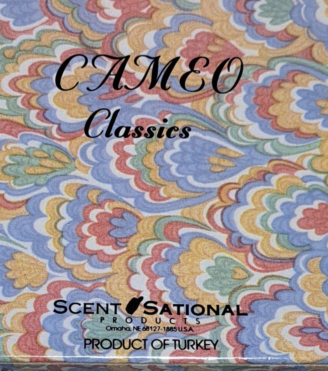 Cameo Classics Scented Decorated Soap Pack Of 3 Made In Turkey Justine Marie NEW