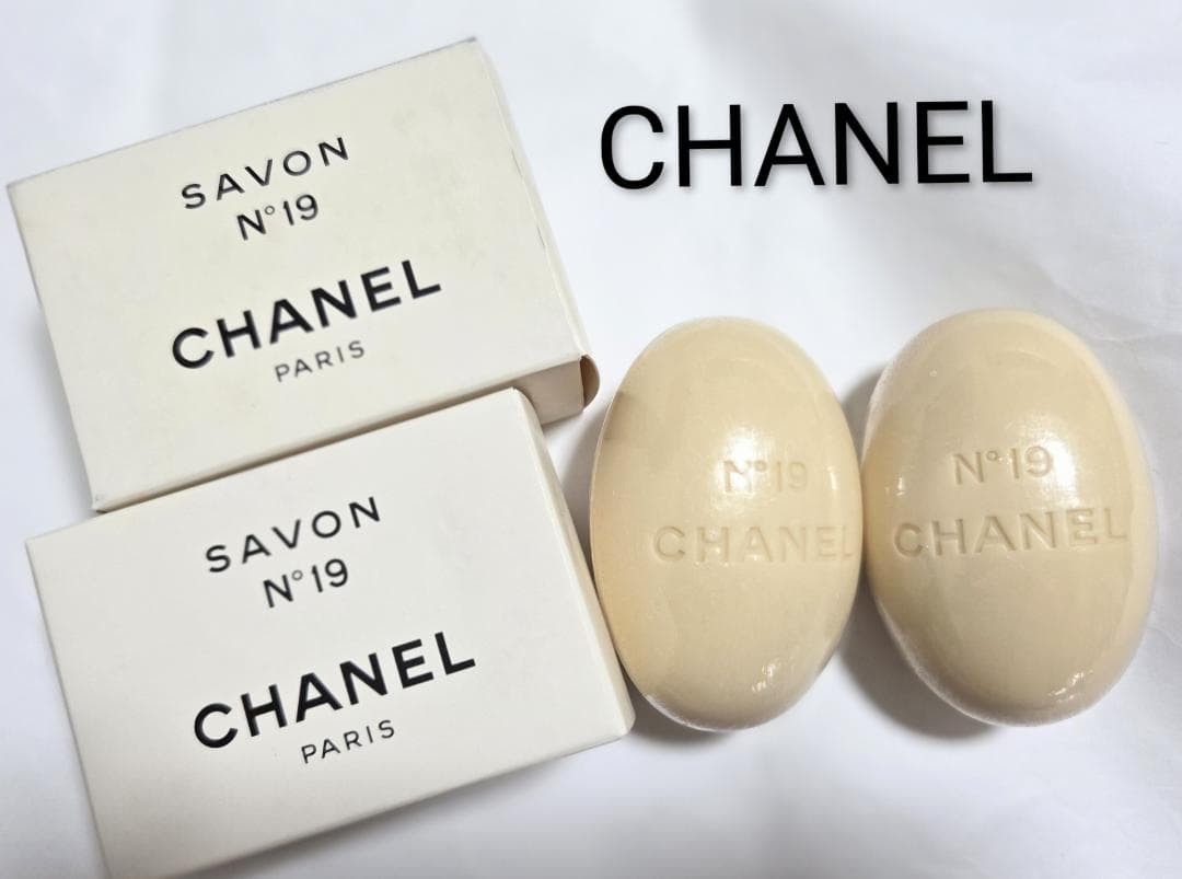Set of 2 CHANEL Soap Savon No.19 100g Japan soap sealed