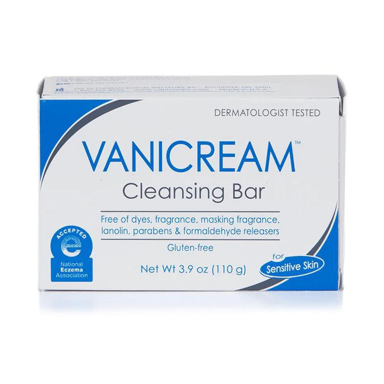 Vanicream Gentle Cleansing Bar Fragrance Free for Sensitive Skin Free Shipping
