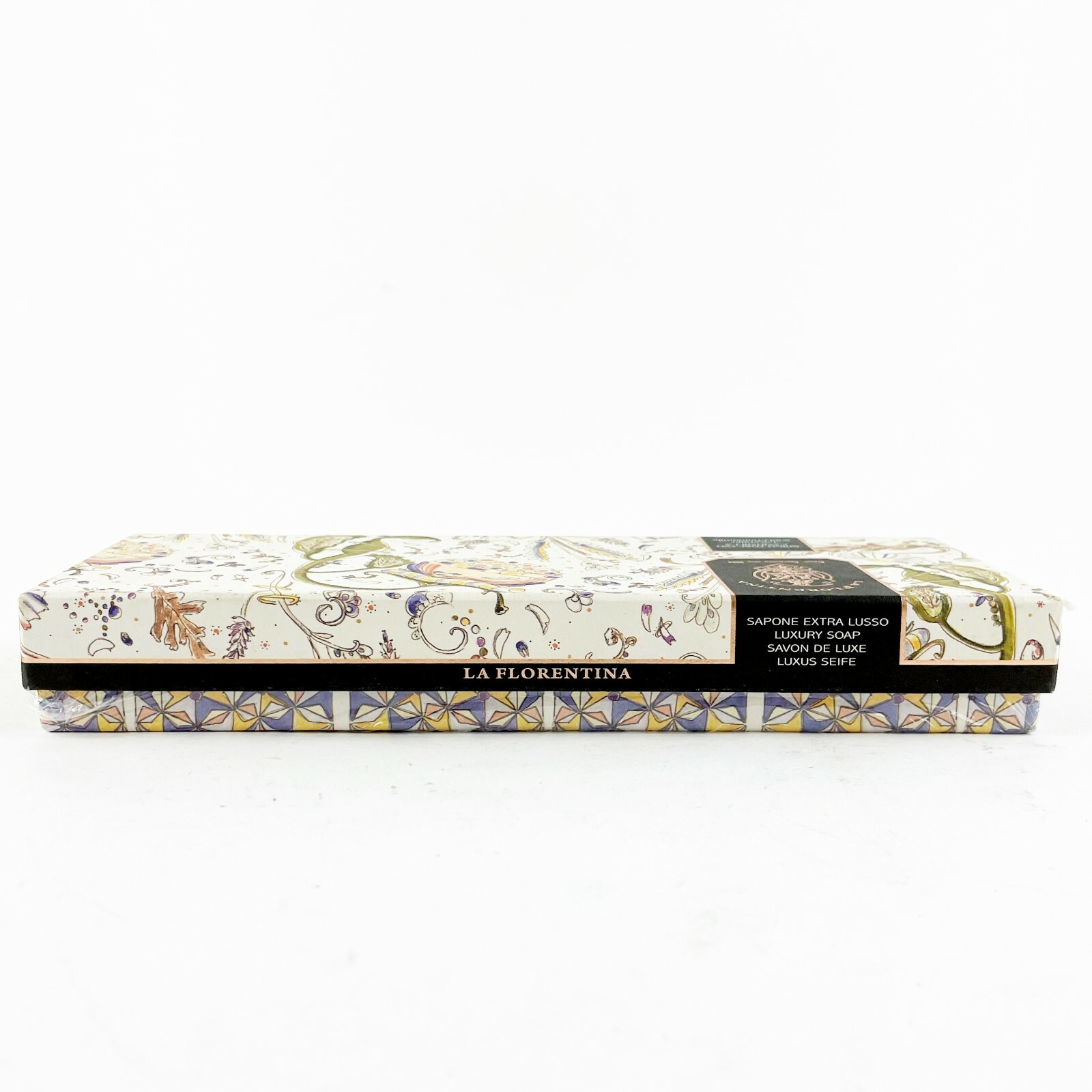 La Florentina Luxury Soap Set of 3 Italy Lavender Wild Chamomile Sealed 4 oz ea