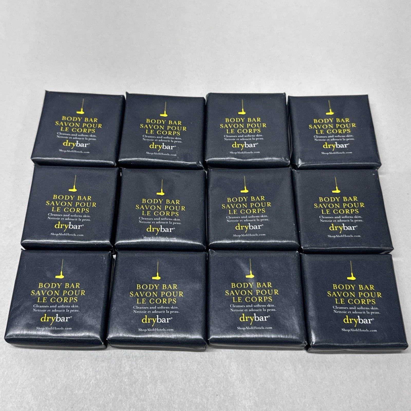 Bulk Pack Of 12 Drybar Body Bar Soap 1.05 oz Travel Size Bars 30g – New