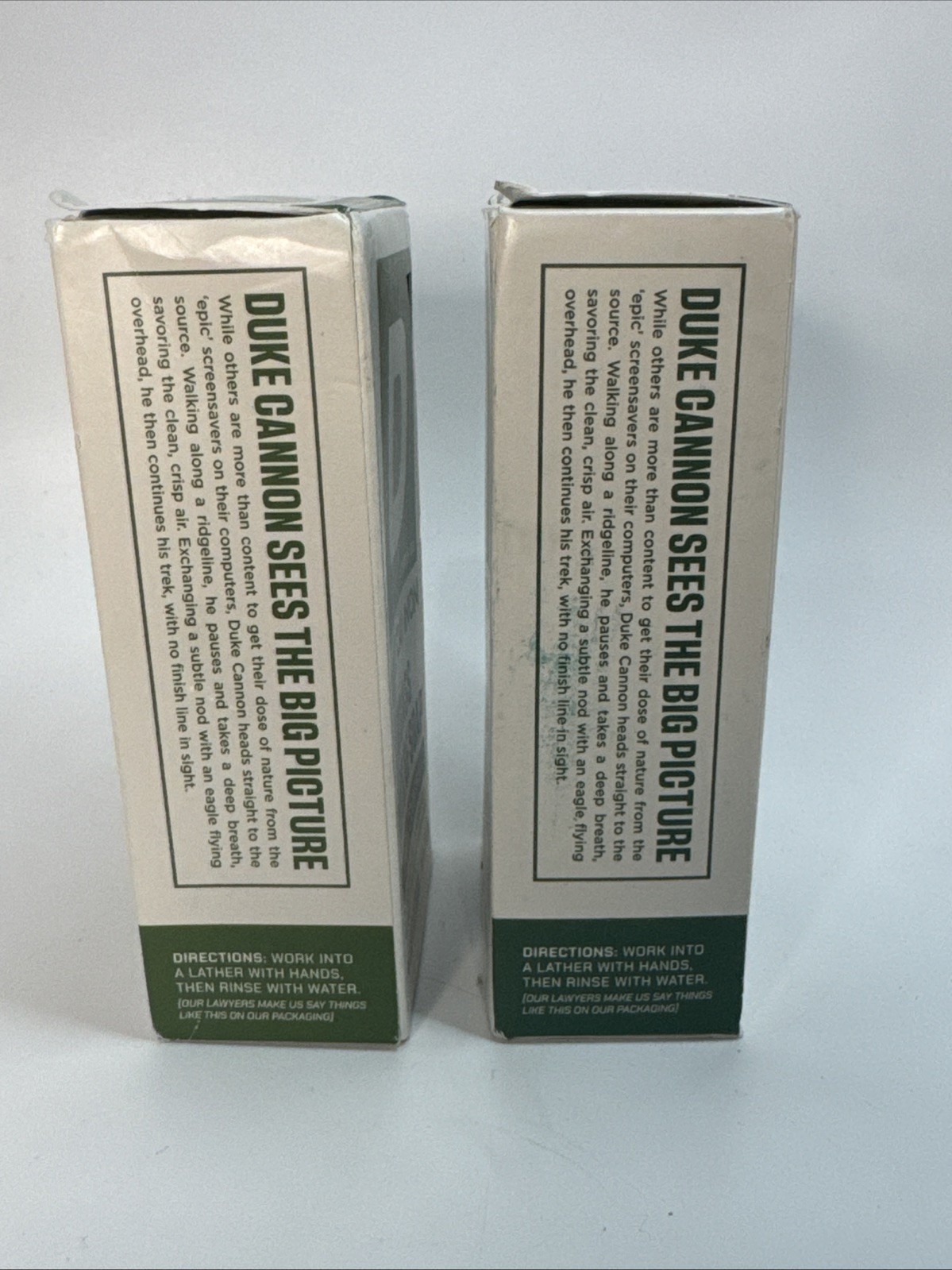 2x- Duke Cannon High Country A$$ Brick of Soap, 10oz EA – BRAND NEW