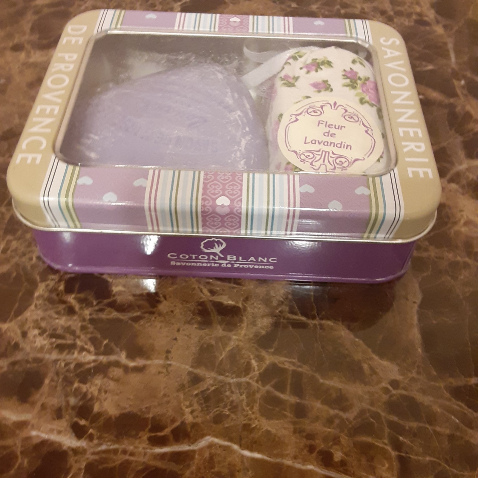 Lavender-scented soap gift set from Provence France.