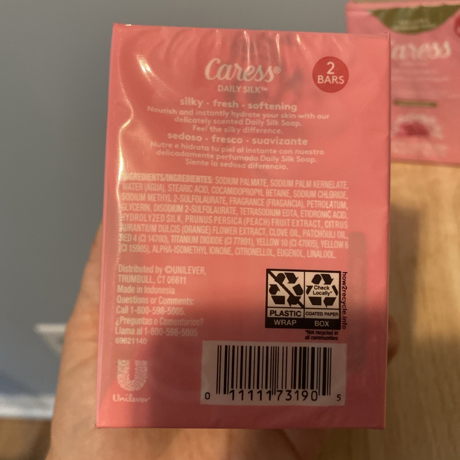 Caress Daily Silk White Peach & Orange Blossom Beauty Bars 3.75 Oz Ea. 4 Ct New