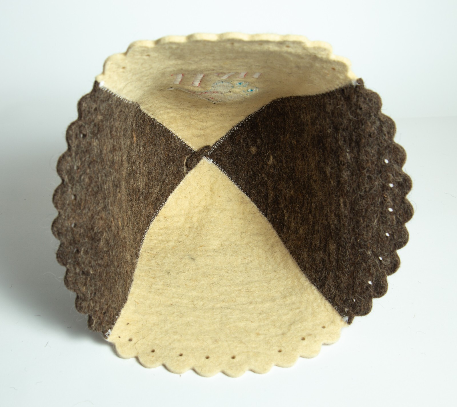 Felt Hat for Sauna Wool 100% Ukrainian Patriot Pan Banya Wool