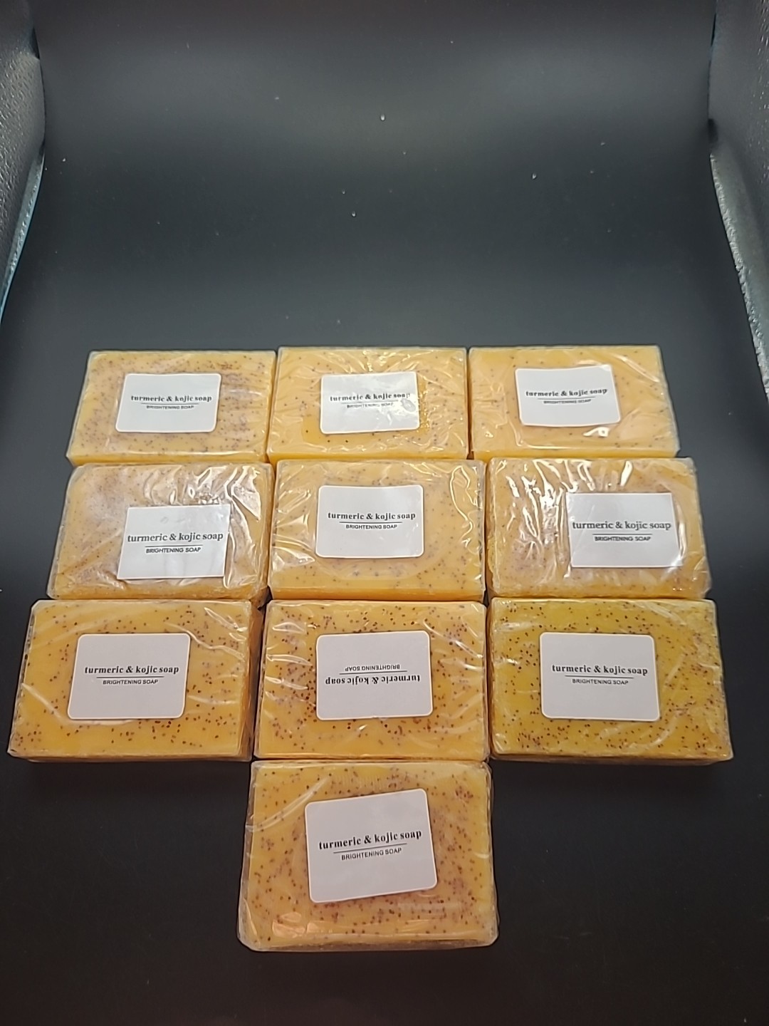 10 X Turmeric & Kojic Acid Brightening Soap Moisturize All Skin Dry & Rough