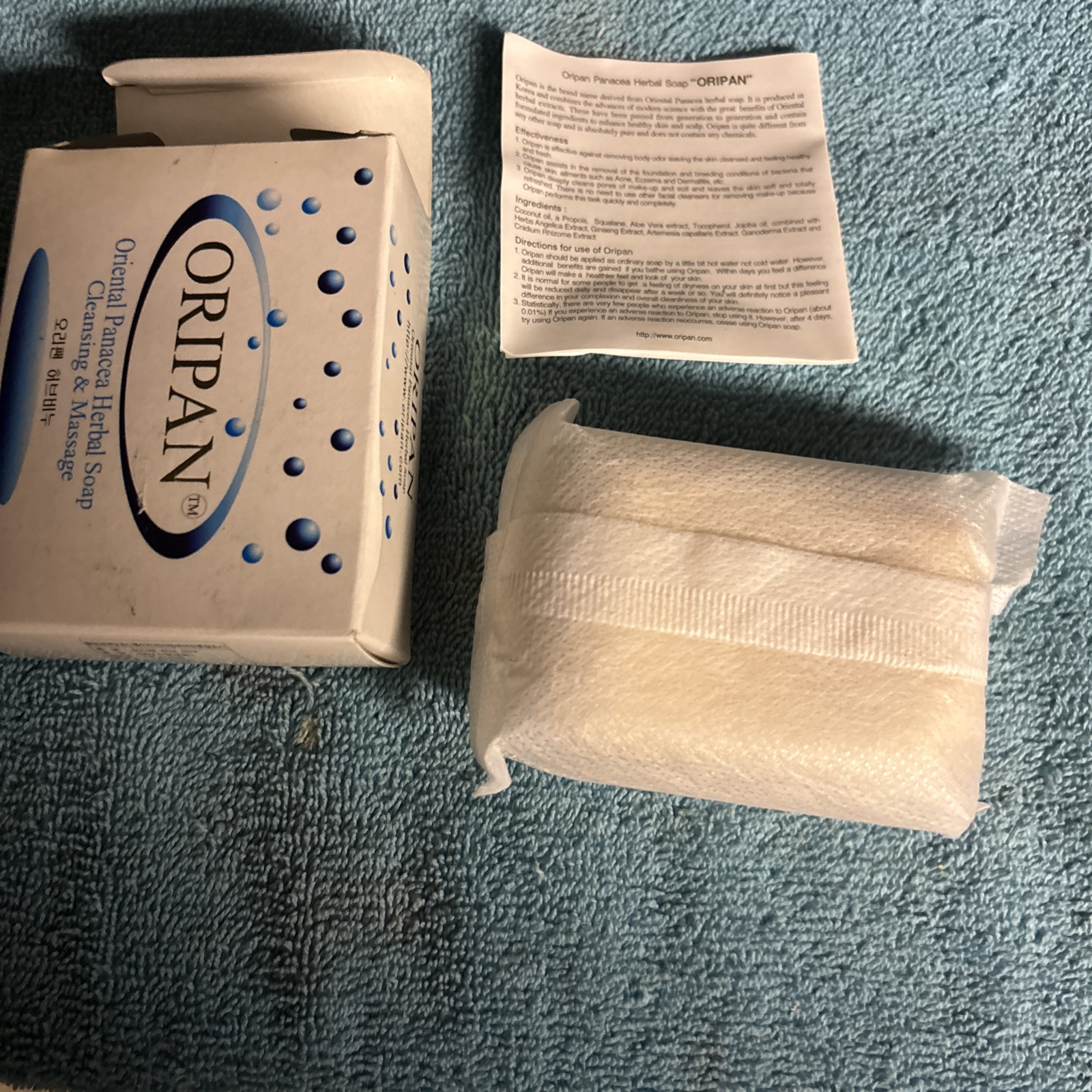 Oripan Oriental Panacea Herbal Soap Cleansing & Message 120g