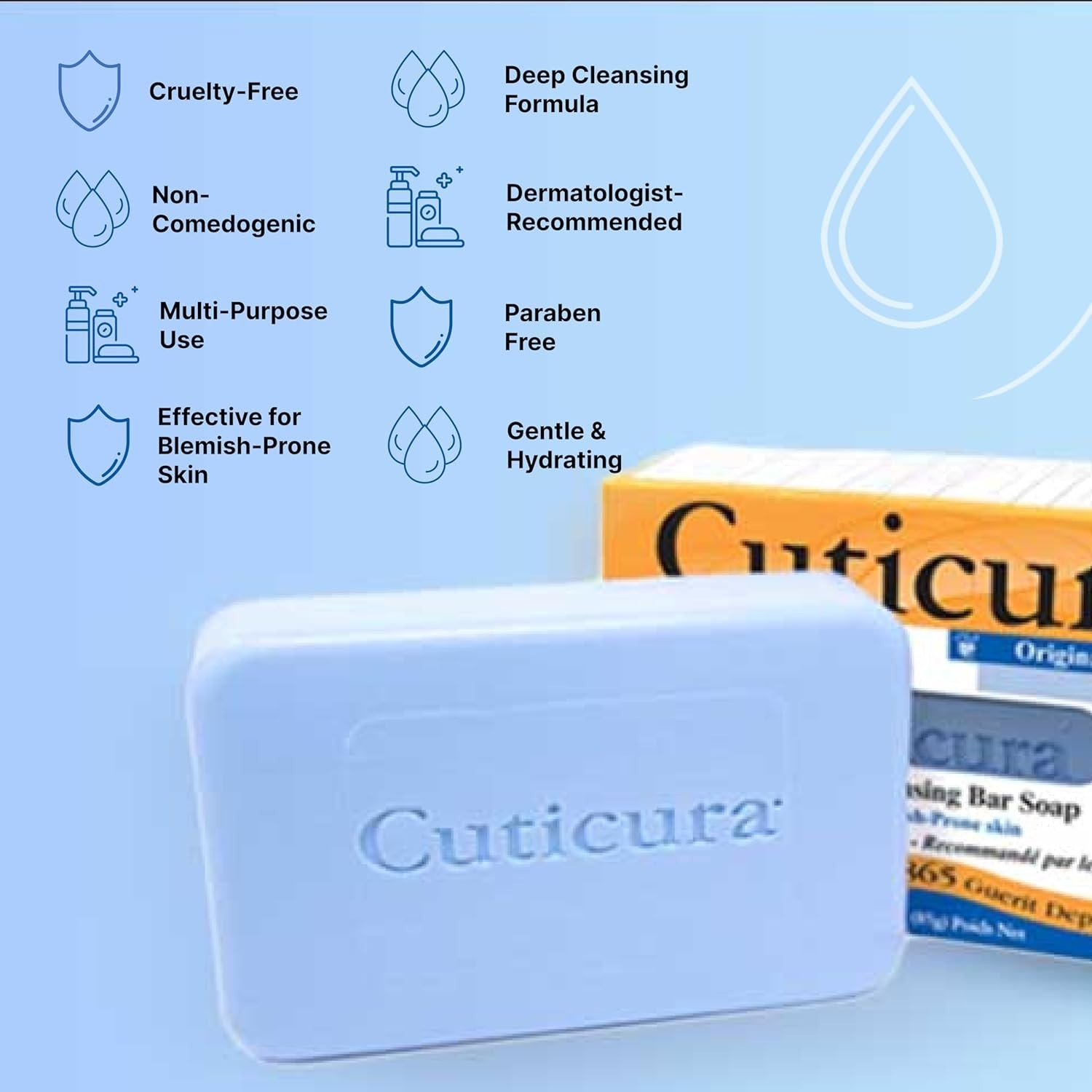 Dermatologist-Recommended Deep Cleansing Face & Body Soap – Safe for All Skin