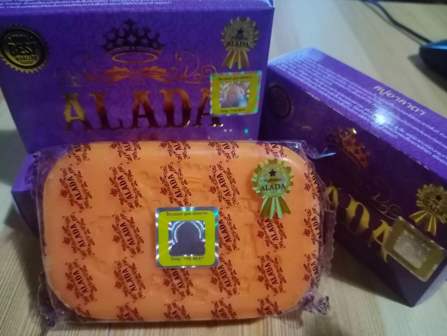2x Alada Whitening Soap Natural Extract Face & Body Naturally Brightening 160g