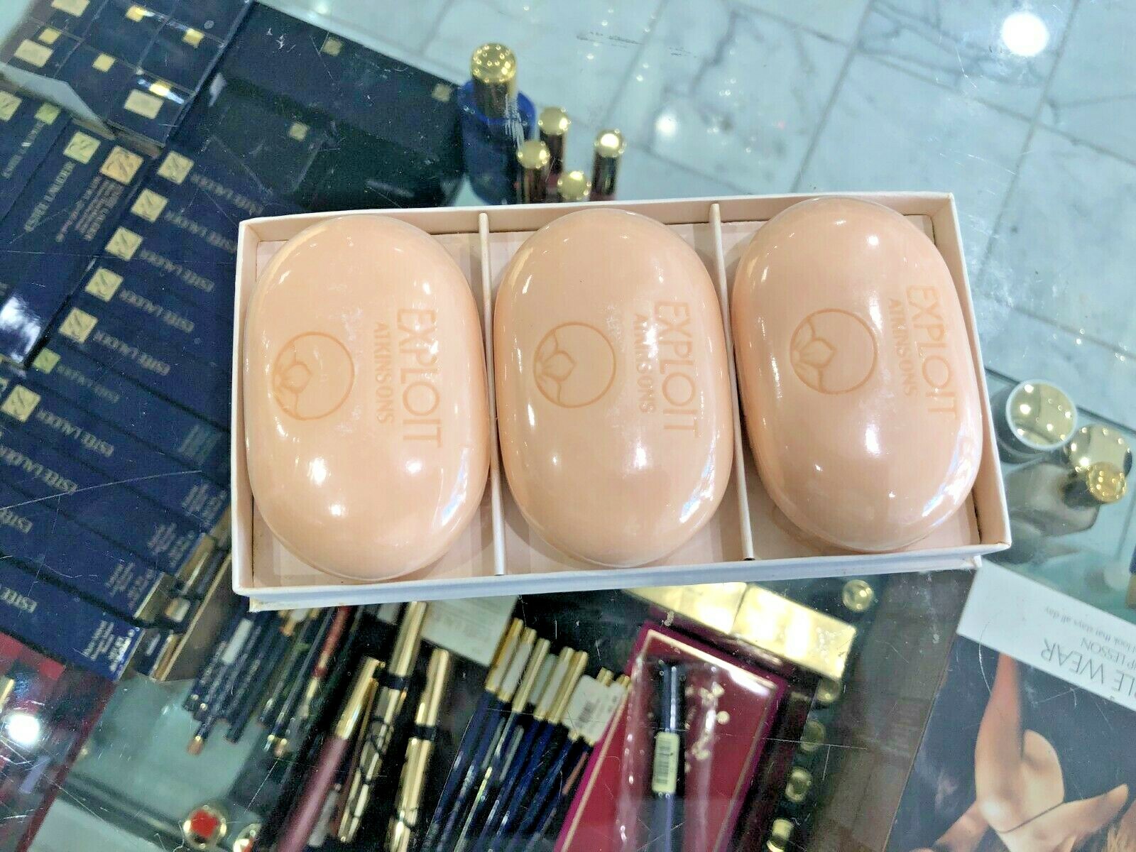 Atkinsons Exploit Perfumed Soaps (3x 100g)