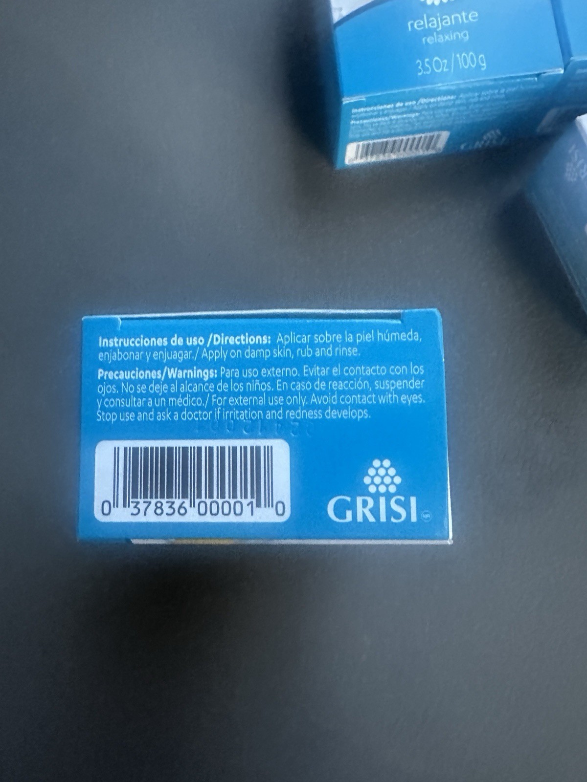 4 Grisi Chamomile Relaxing Soap Bar Jabon Relajante Manzanilla 3.5