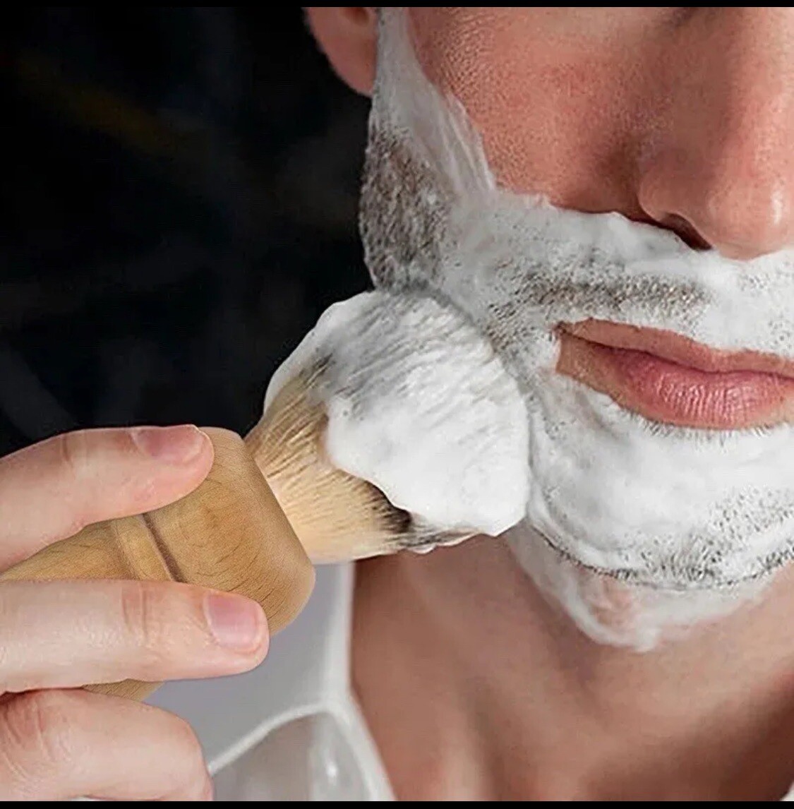 Men Bay Rum Shave Soap – Handmade, Scented Puck 80gm