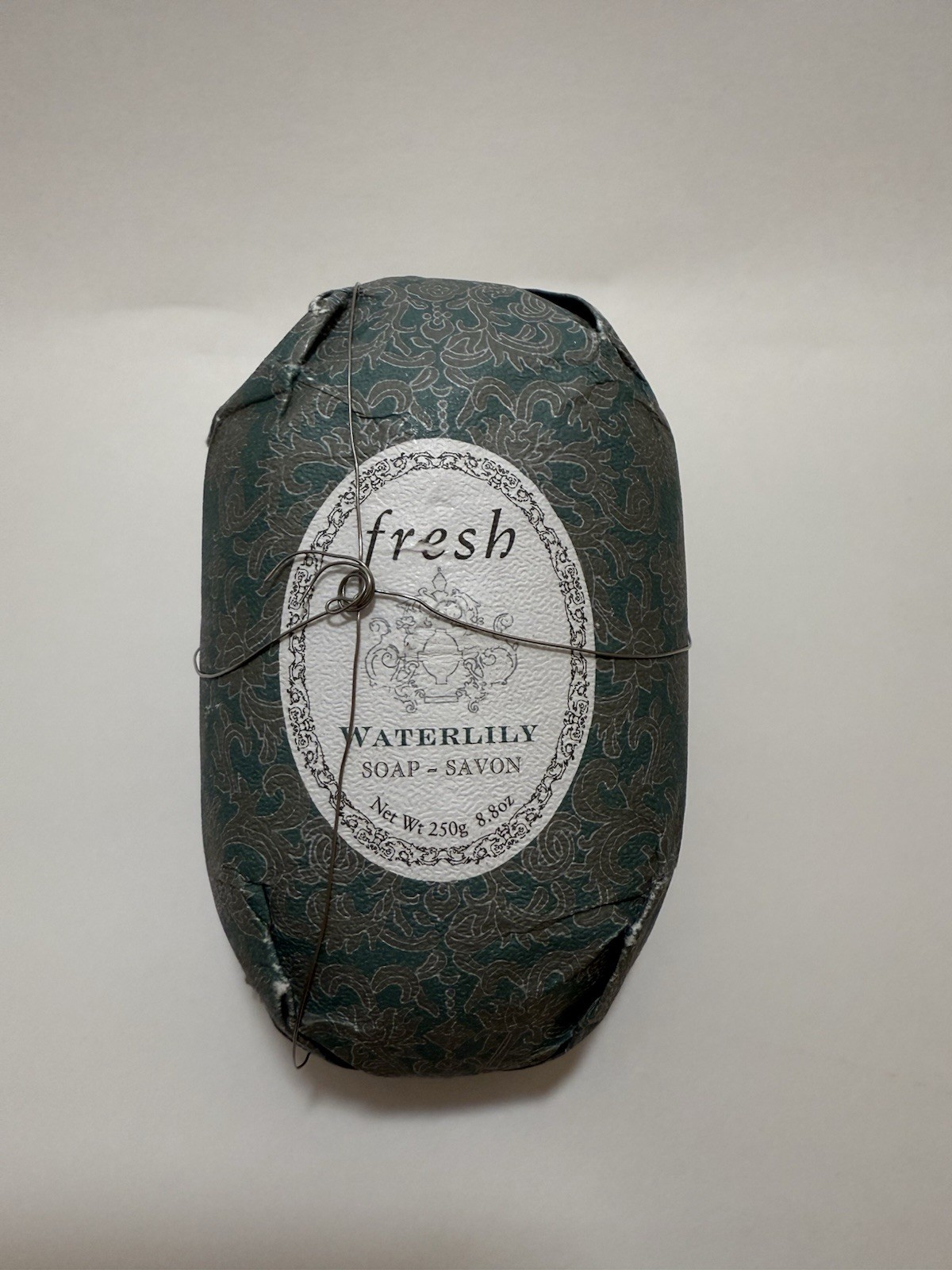 Fresh Waterlily Oval Soap 8.8oz 250g NEW No Box Triple Milled Vegetable-based