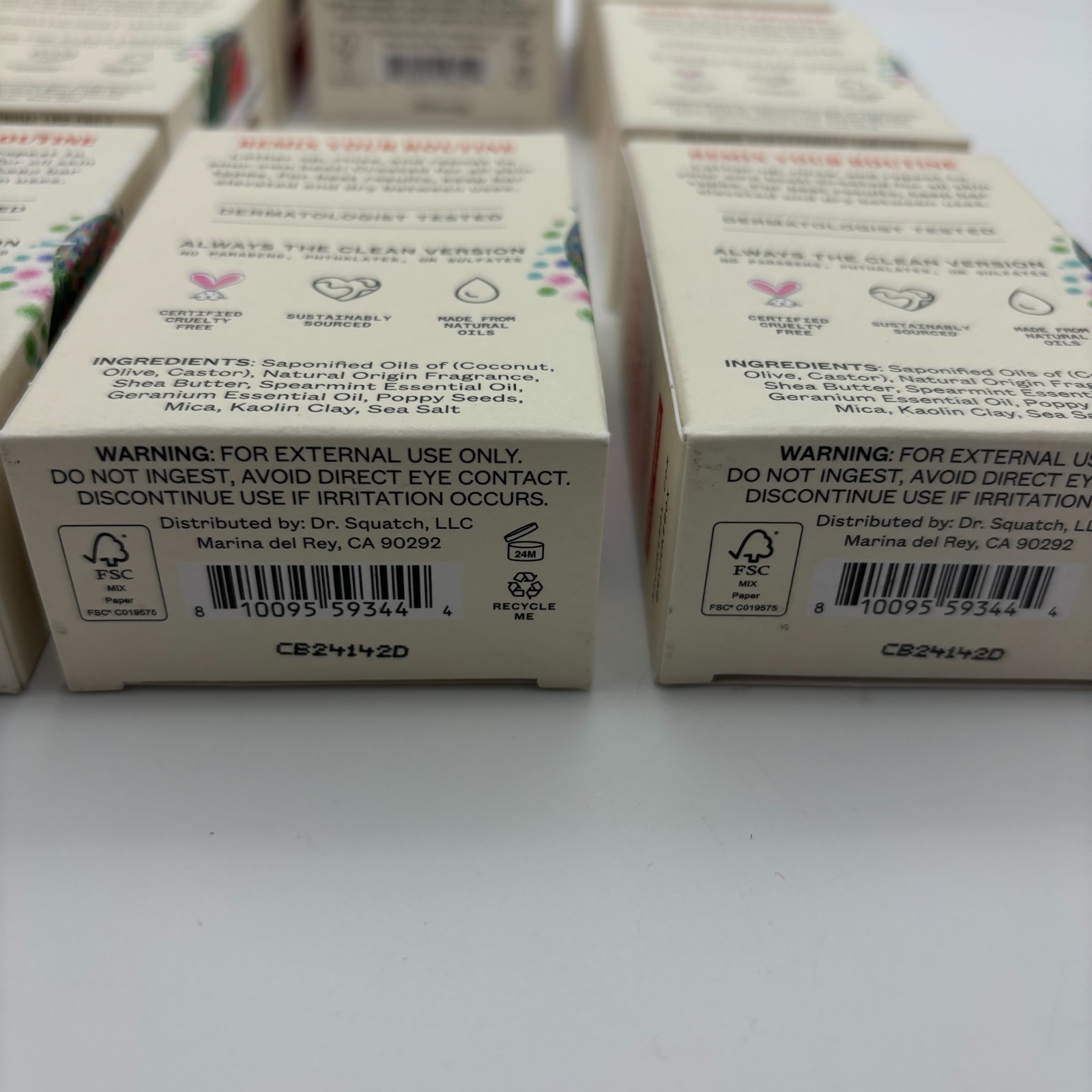 Jukebox Women’s 4.5oz WATERMELON DISCO Natural Body Soap Bar (x8) NEW