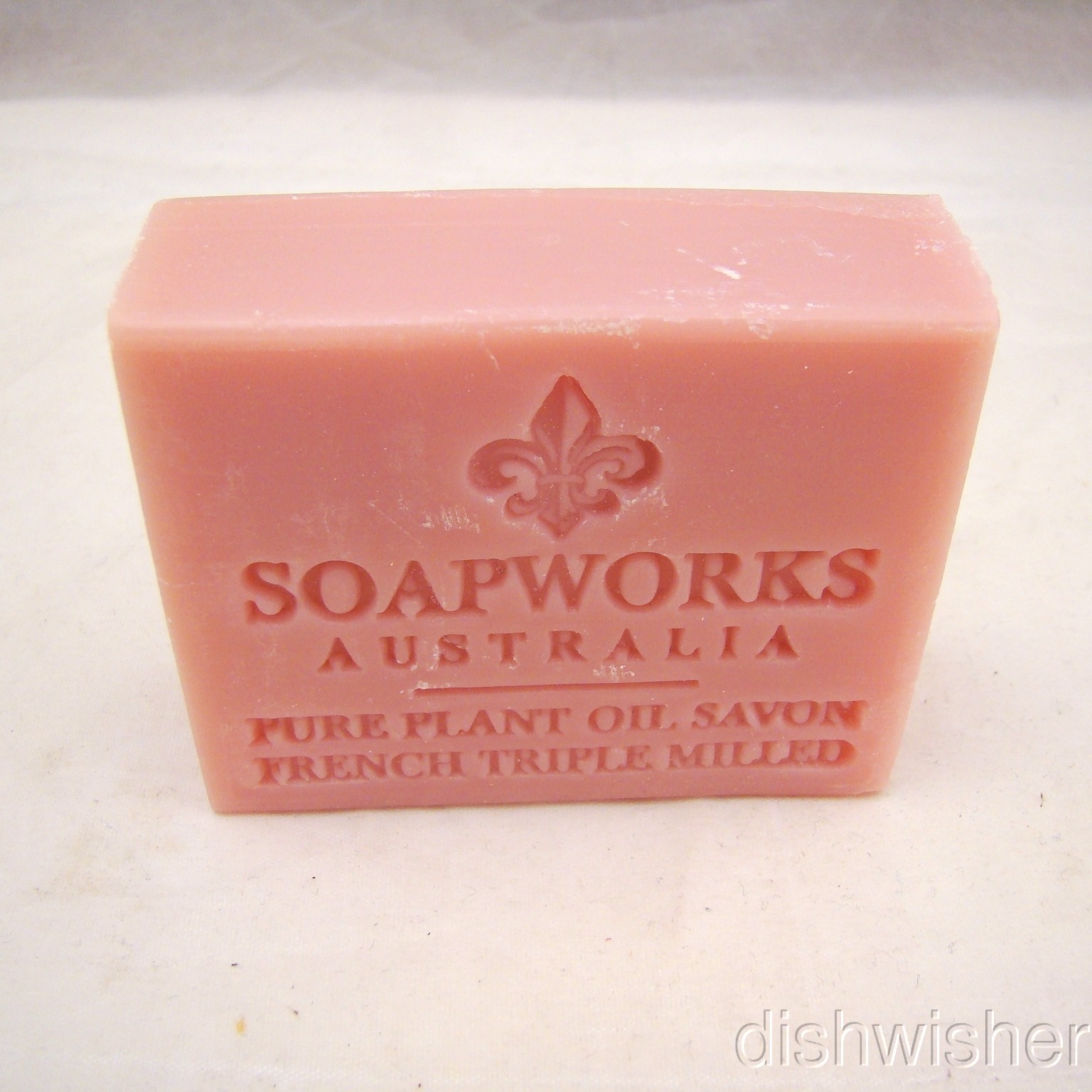 Soapworks Australia Pink Pure Plant Oil Triple-Milled Soap Bar 100 g 3.5 oz NEW