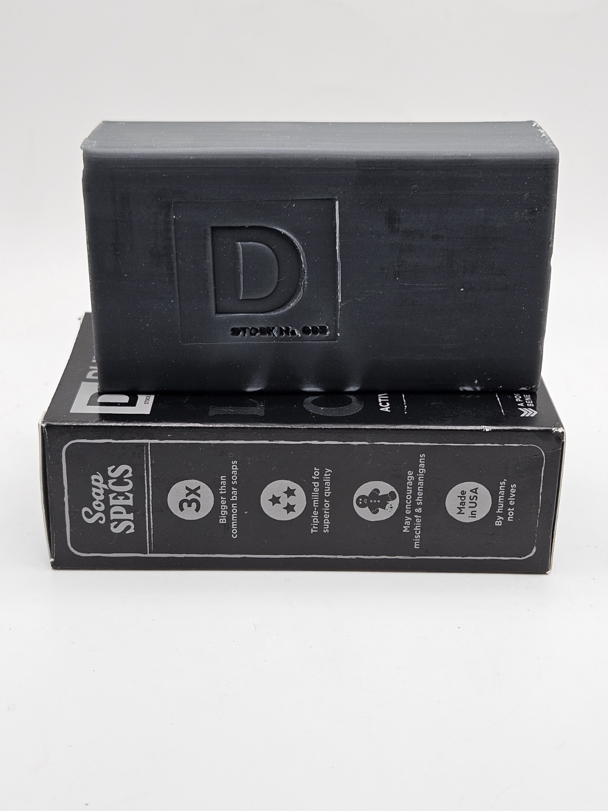 Duke Cannon Big Ass Lump Of Coal Bar Soap 10 oz Activated Charcoal New
