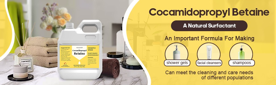 21 fl oz Cocamidopropyl Betaine Natural Surfactant, Premium Coco Betaine Liquid,