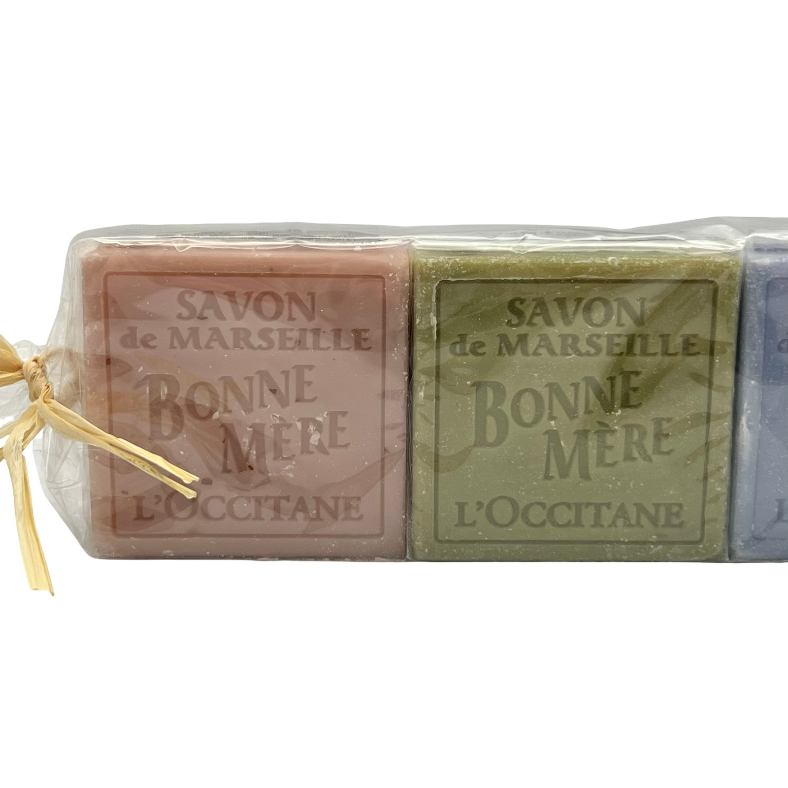 L’Occitane Savon de Marseille Bonne Mere Soap Quattro 4.4oz Gift Set of 4 New