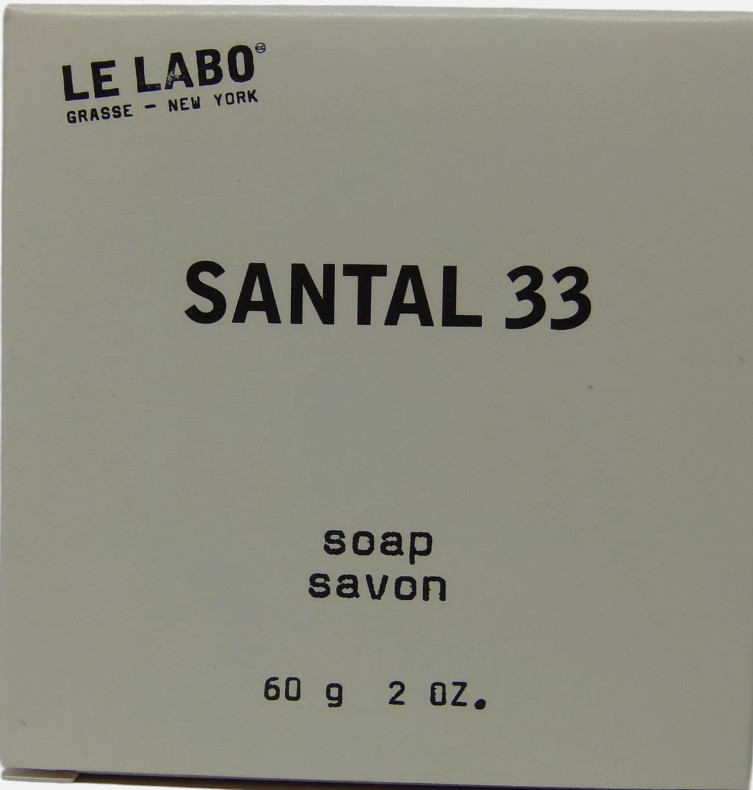 Le Labo Santal 33 Soap LOT OF 2 each 2oz bars. Total of 4oz