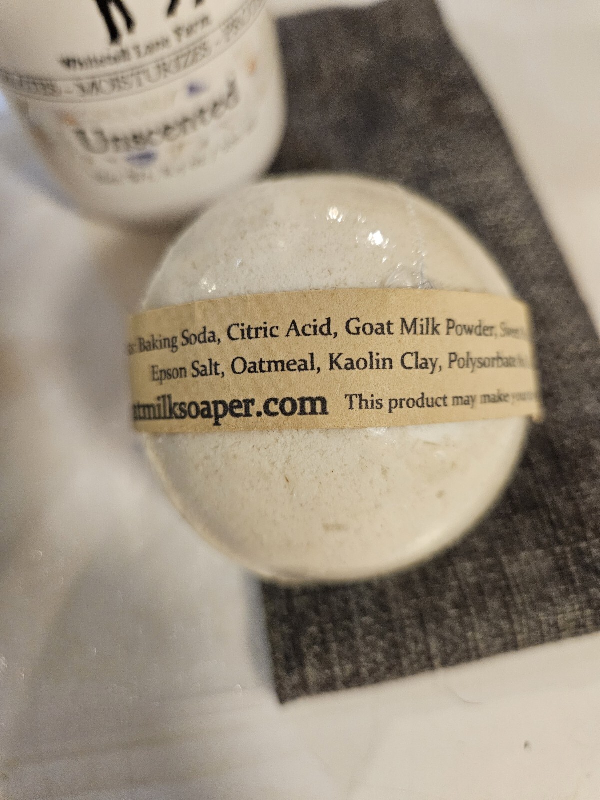 Goat Milk 4pc Essentials Gift Pack Unscented Whitetail farm