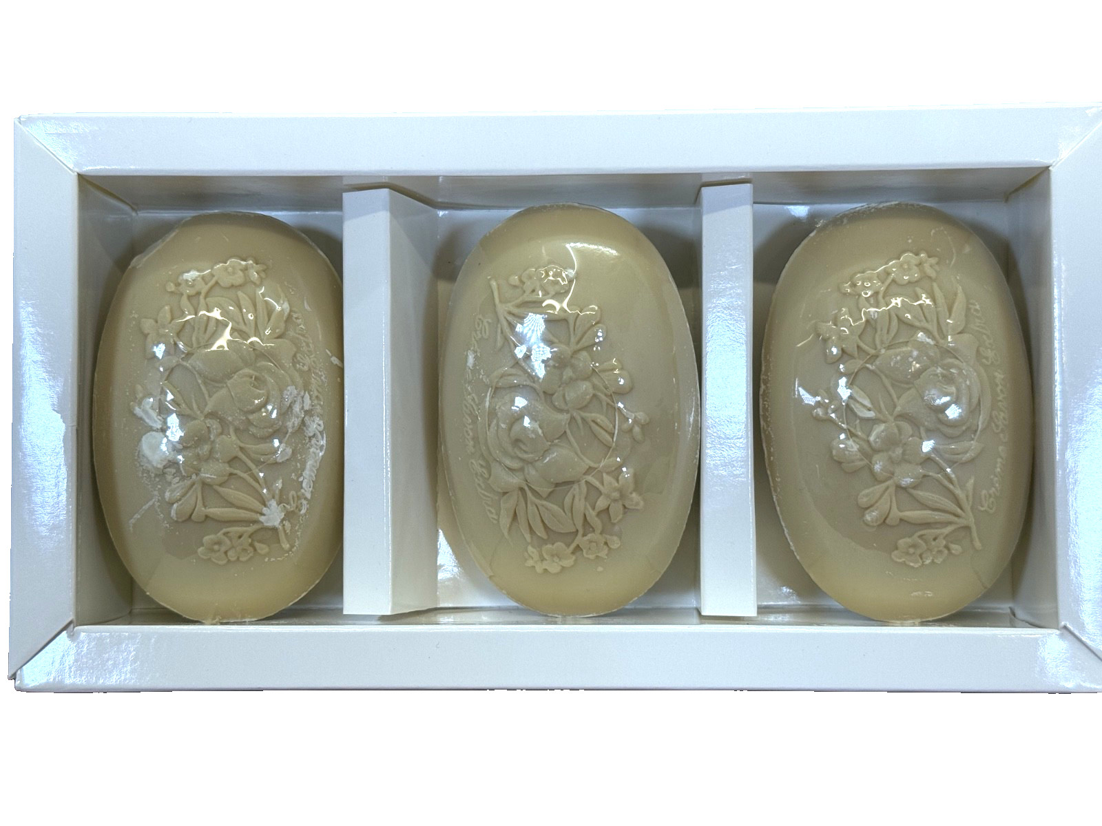 Box of 3 Rance Narcissus Soaps (Narcisse Savons) Made in Italy