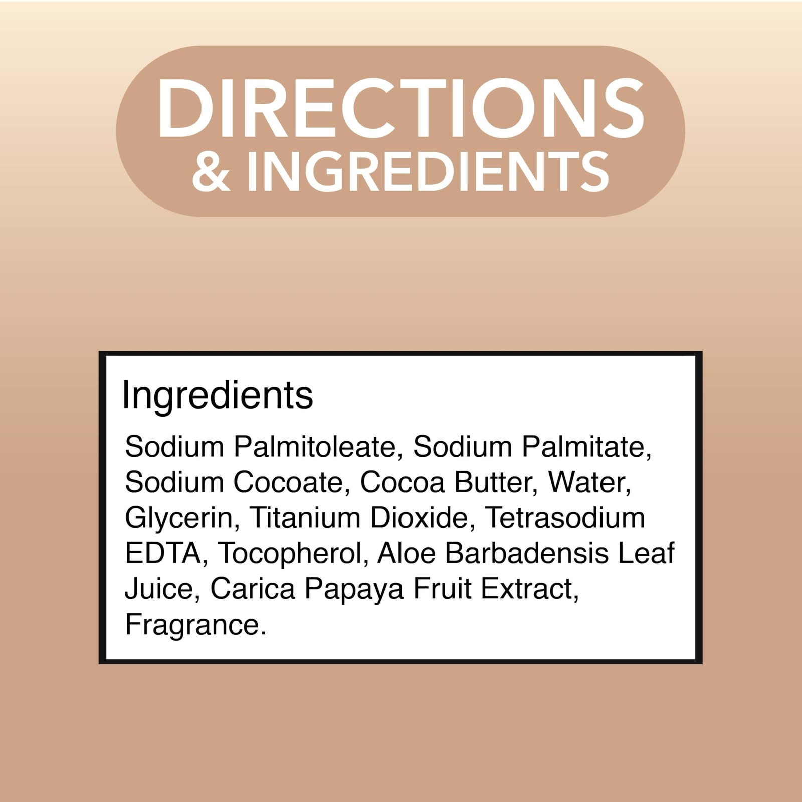 Cocoa Butter Bar Soap Vitamin E Moisturizing Body Face Cleanser Gentle Daily
