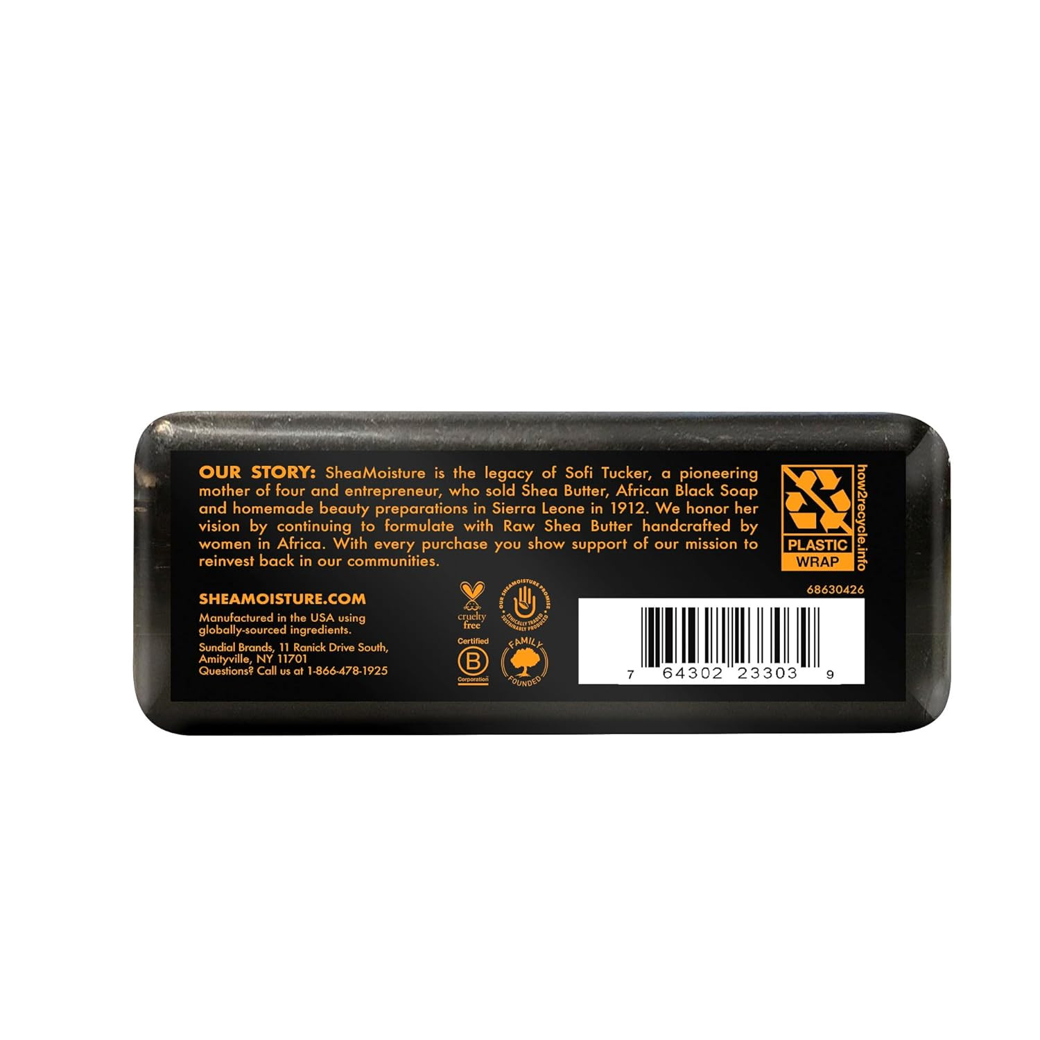 Sheamoisture Bar Soap for Troubled Skin African Black Soap Cleanser with Shea…