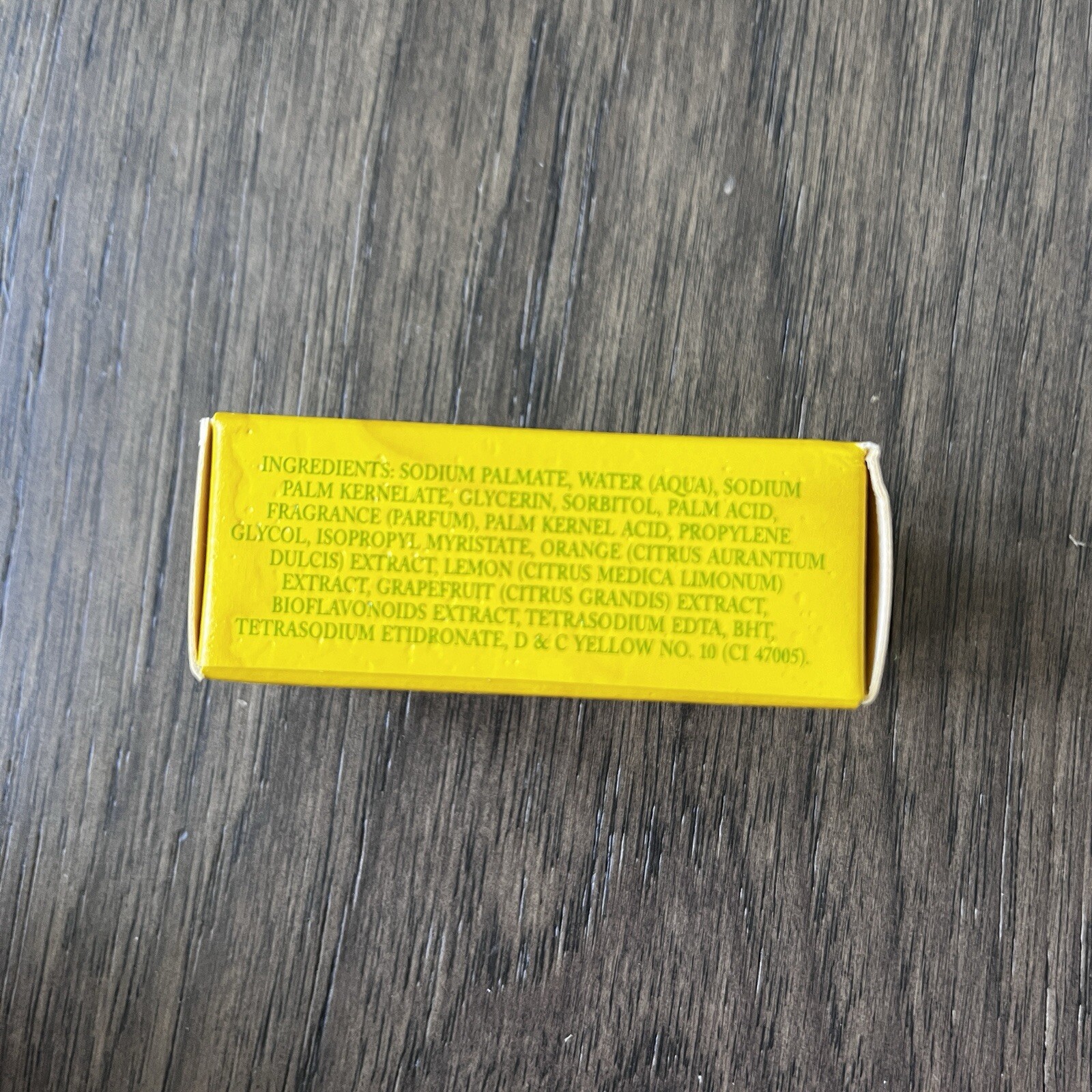 Vintage Crabtree & Evelyn Citrus Bar Soap 1.4 oz NIB