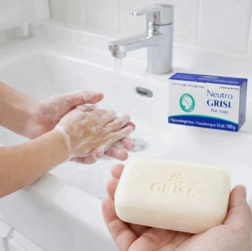6 Pack Neutro Grisi Soap Hypoallergenic Bar 3.5oz Sensitive Skin Fragrance Free