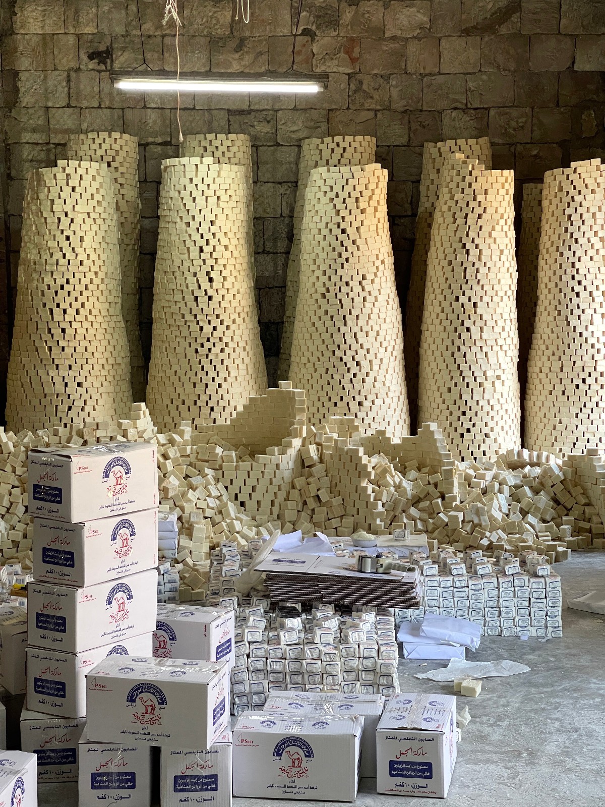 Al Jamal Soaps (72 Bars)~ Traditional Handmade Palestinian Nabulsi Soap Bars