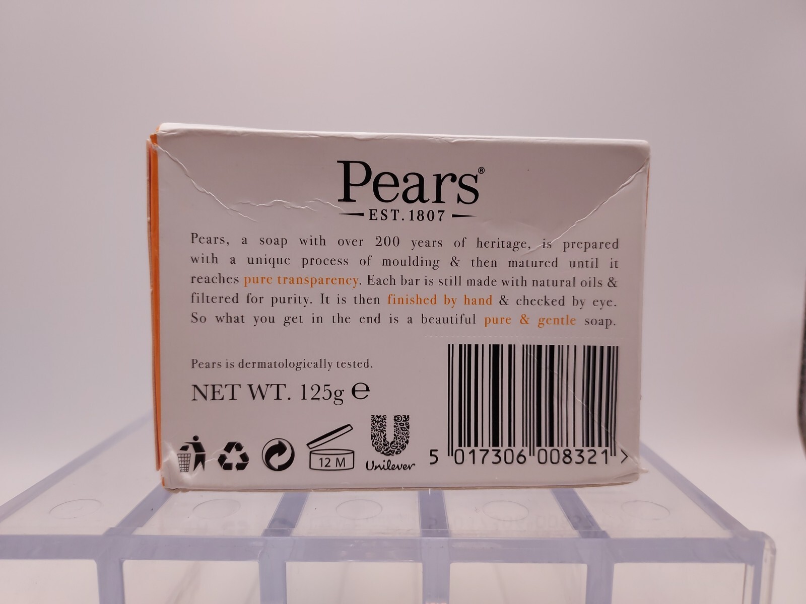 Pears Transparent Soap Pure & Gentle With Natural Oils