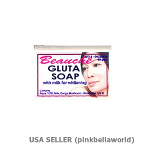 BEAUCHE INTERNATIONAL GLUTA SOAP SUPER WHITENING USA SELLER 90g