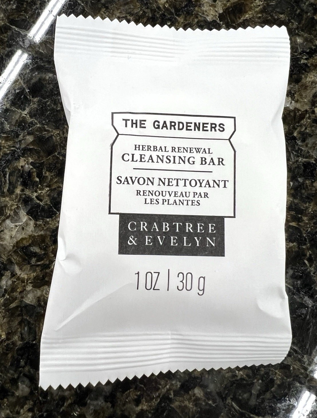 The Gardeners CLEANSING BAR Soap Crabtree & Evelyn Herbal 1oz Travel CHOOSE QTY.