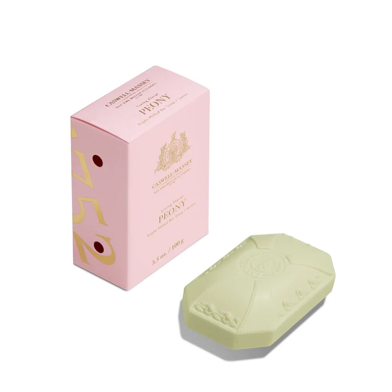 Caswell Massey – NYBG Peony Triple-Milled Bar Soap 3.5oz/100g